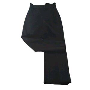 Aritzia Babaton Black Dress Wide Legs Pants Back Elastic Waist Women’s Size 0